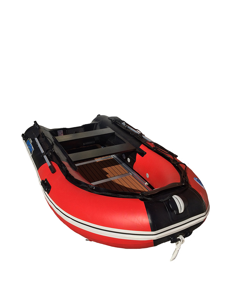 Купить Лодка ПВХ STORMLINE Flexiteek 380 (черно-зеленая/красно-черная) (2024) в Москве фото4