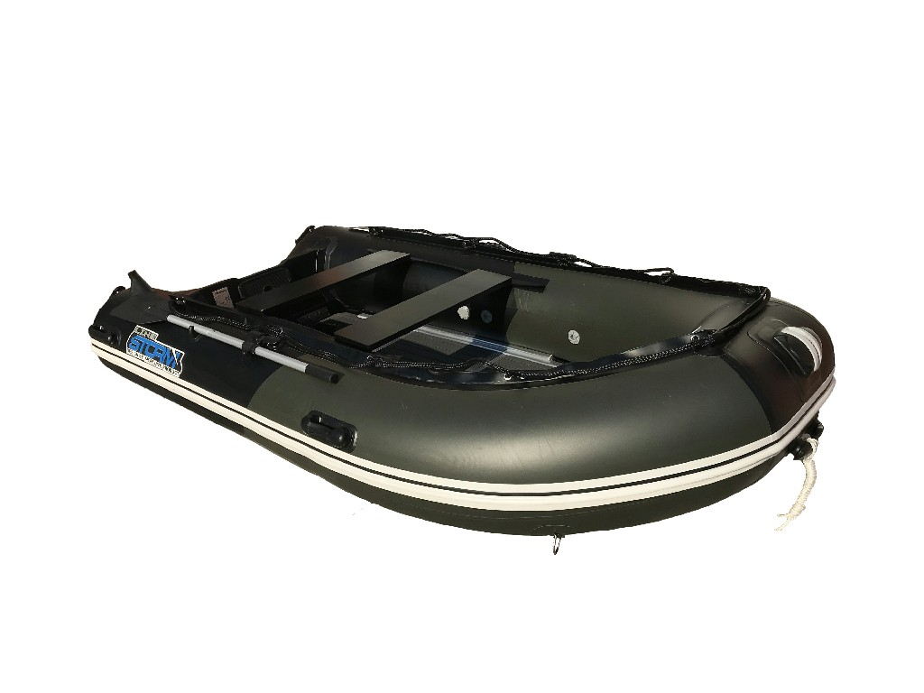 Купить Лодка ПВХ STORMLINE Flexiteek 380 (черно-зеленая/красно-черная) (2024) в Москве фото6
