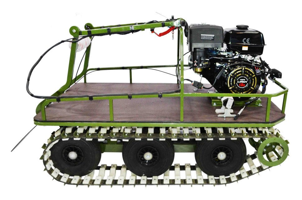 Купить Мотобуксировщик KOIRA TR С понижающим редуктором (для болот), всесезонный. 13 л.с. в Москве фото4