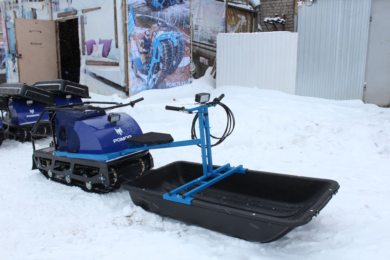 Купить Мотобуксировщик POMOR M-500 K9 в Москве фото8