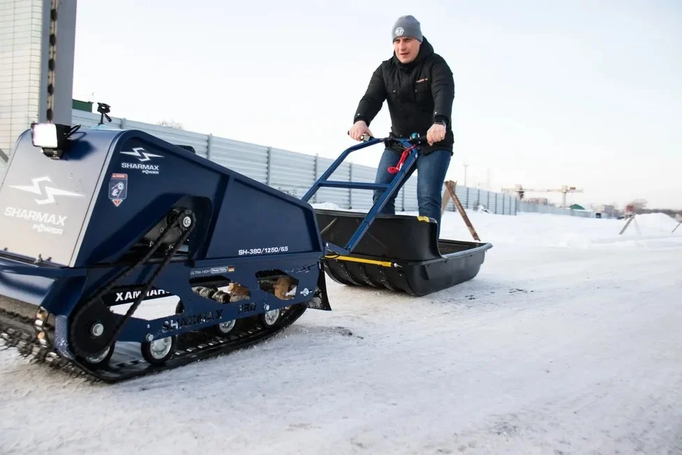 Купить Мотобуксировщик SHARMAX S380 1250 HP6.5 Ultra (2024) в Москве фото29