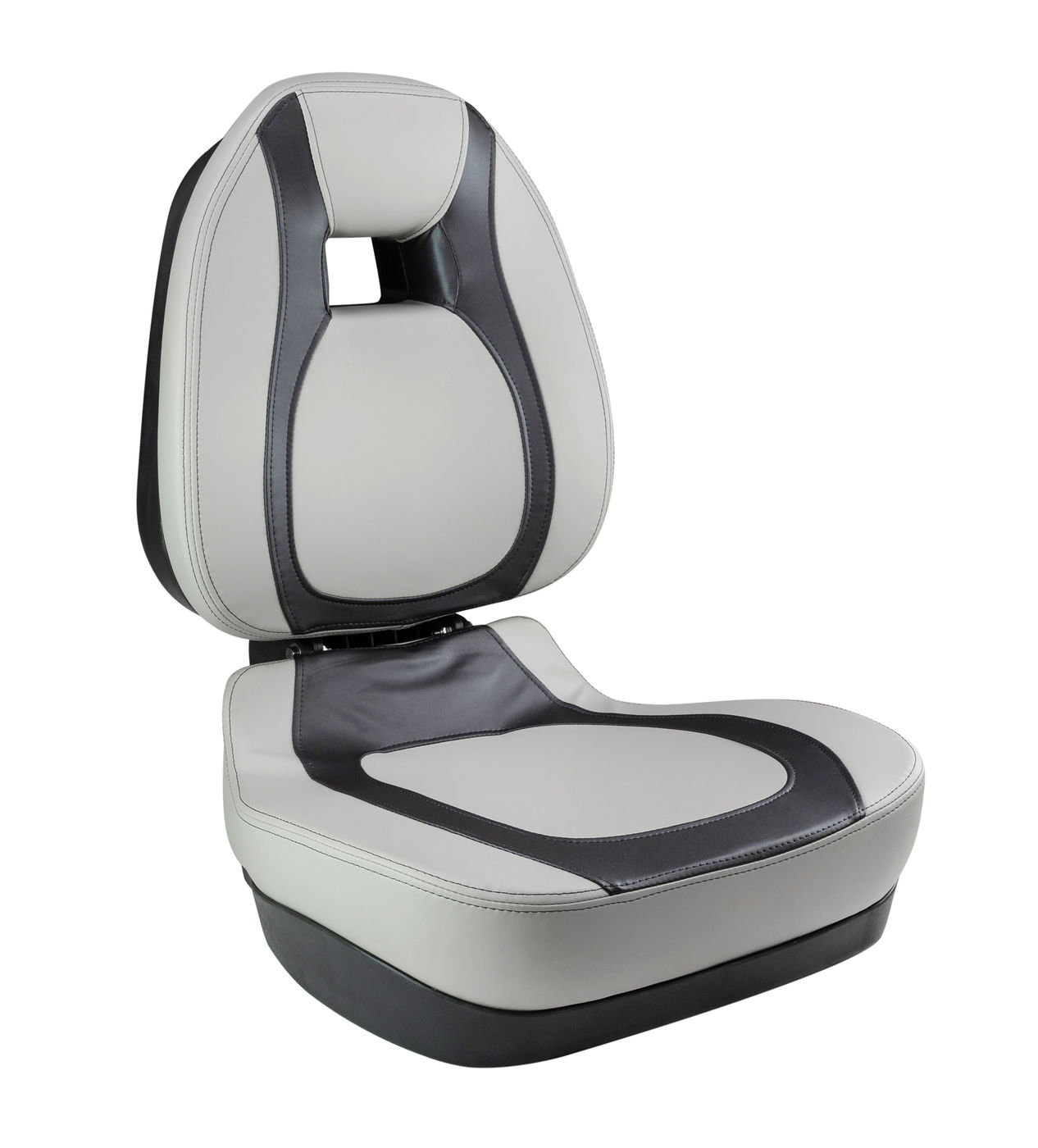 Купить Кресло складное мягкое FISH PRO II с высокой спинкой (черный/серый) в Москве