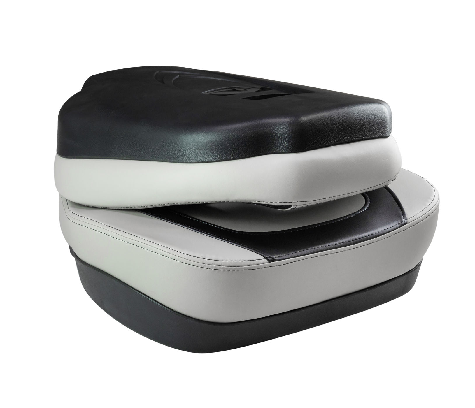 Купить Кресло складное мягкое FISH PRO II с высокой спинкой (черный/серый) в Москве фото2