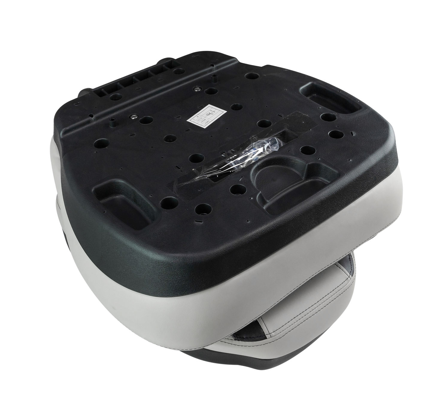 Купить Кресло складное мягкое FISH PRO II с высокой спинкой (синий/серый) в Москве фото3