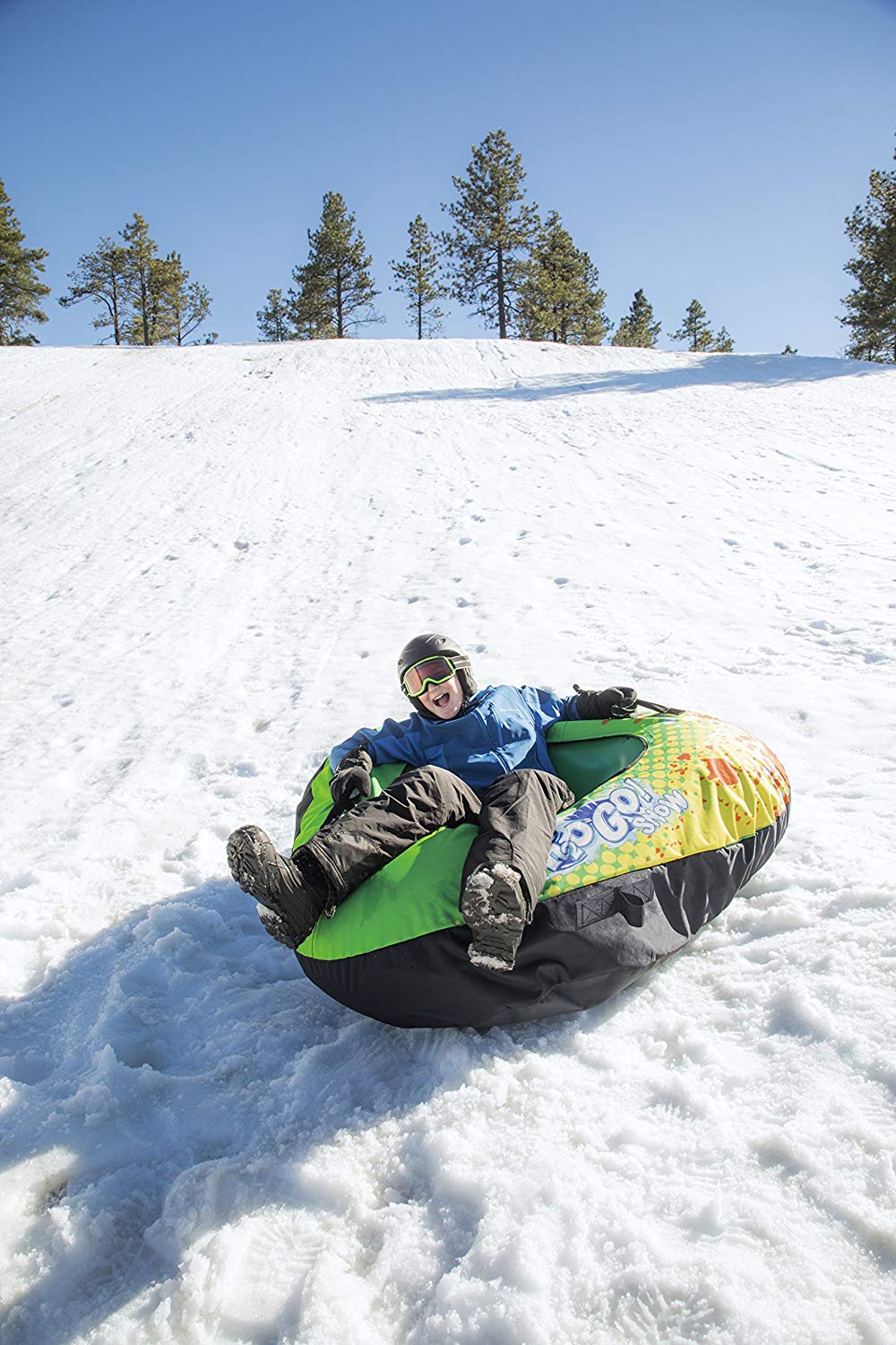 Купить Надувной тюбинг 142 см, морозоустойчивый ПВХ в Москве фото4