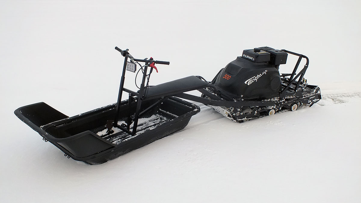 Купить Мотобуксировщик ТОФАЛАР 500 с модулем Толкач в Москве фото3