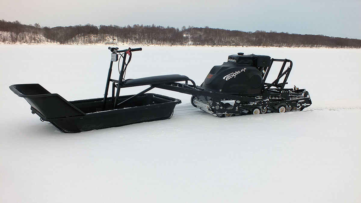 Купить Мотобуксировщик ТОФАЛАР 500 с модулем Толкач в Москве фото4