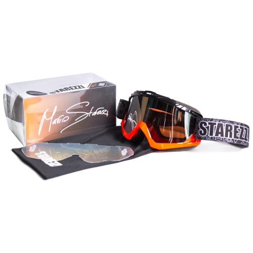 Купить Очки STAREZZI GOGGLES MX BLACK FLUO ORANGE 156-705 в Краснодаре фото2