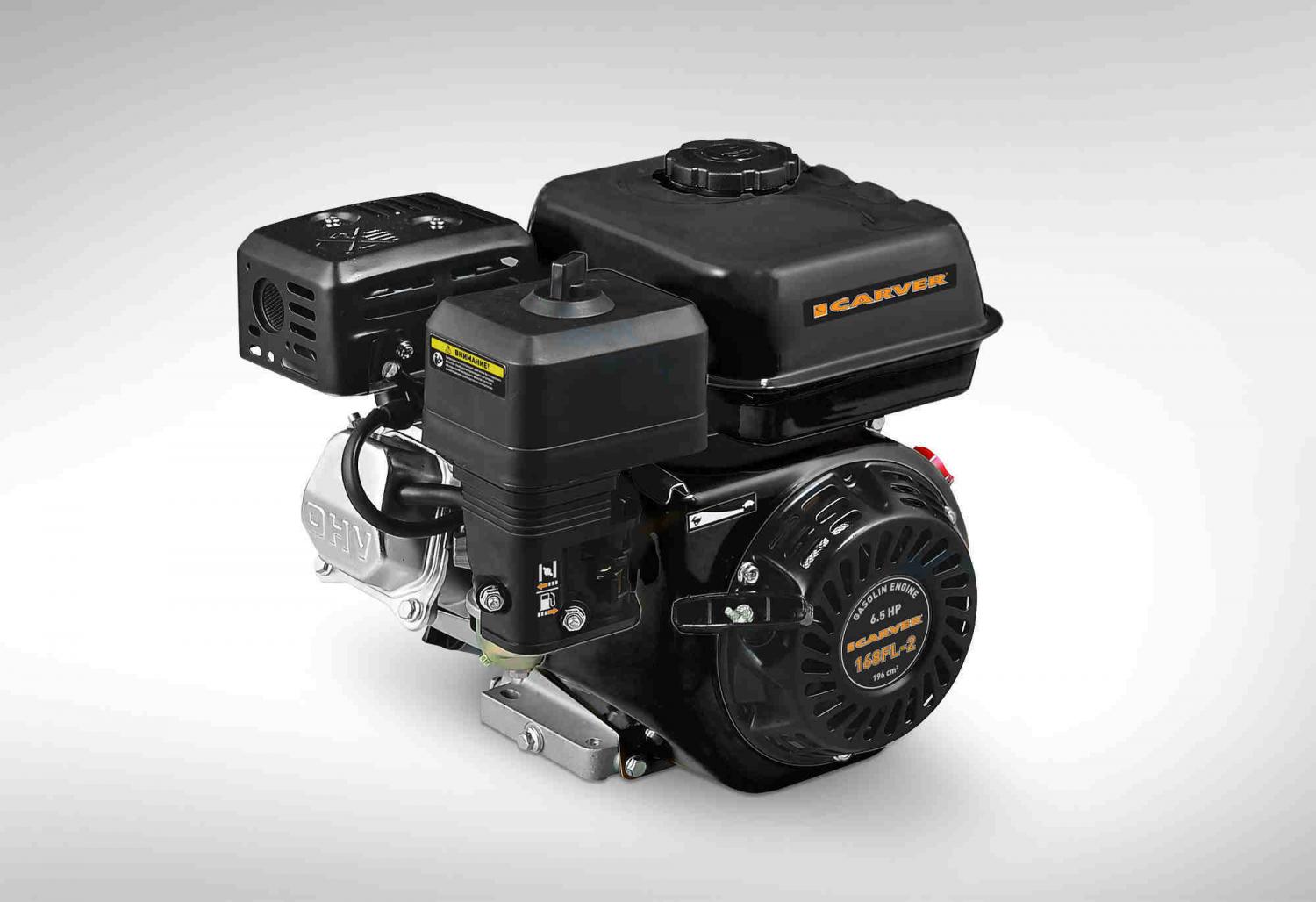 Купить Двигатель бензиновый Carver 168FL-2 (6.5 л.с) ПОД ЗАКАЗ в Москве