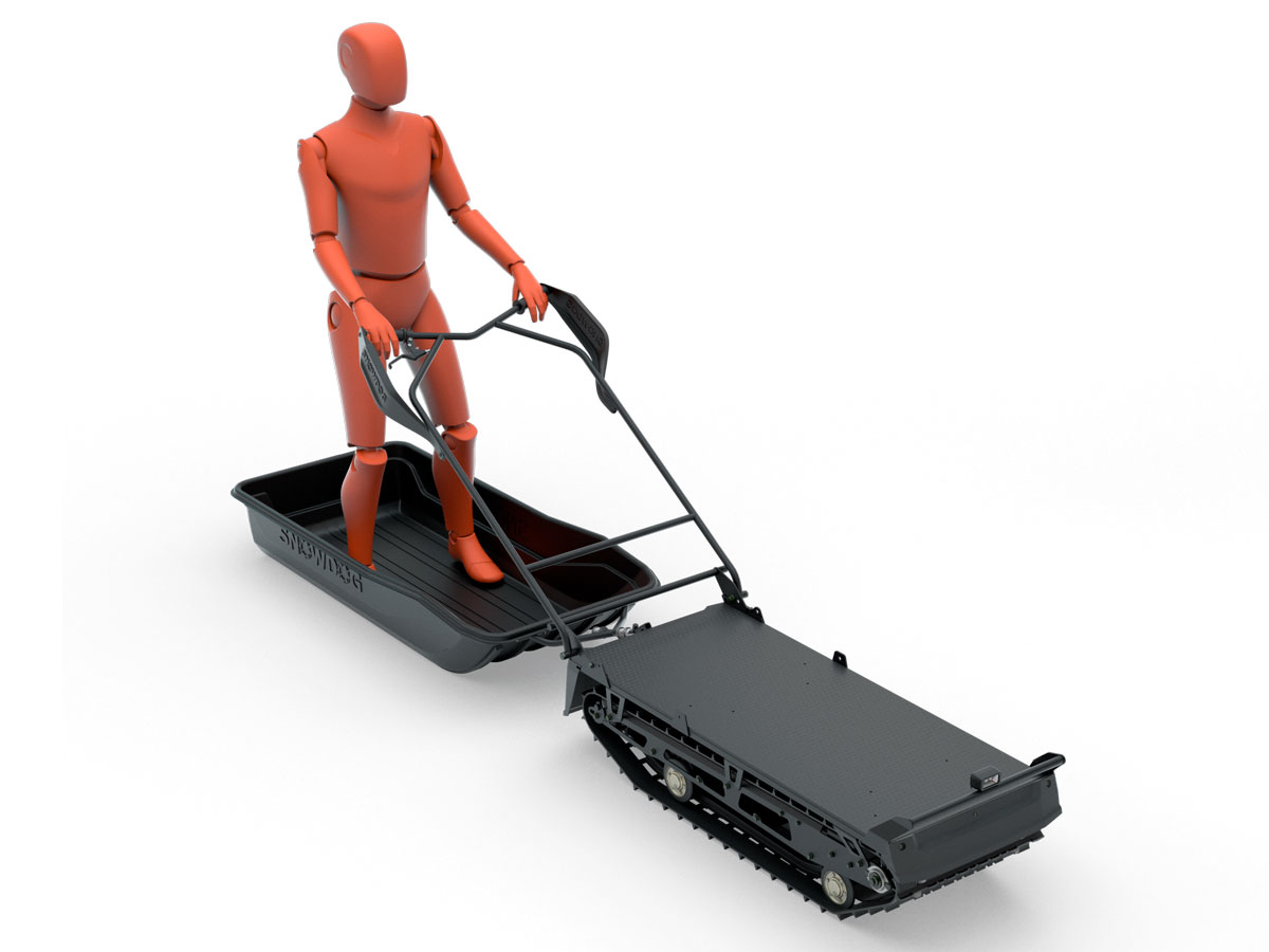 Купить Мотобуксировщик BALTMOTORS SnowdogX Fun 7.8 KW·H (электрический) в Москве фото3