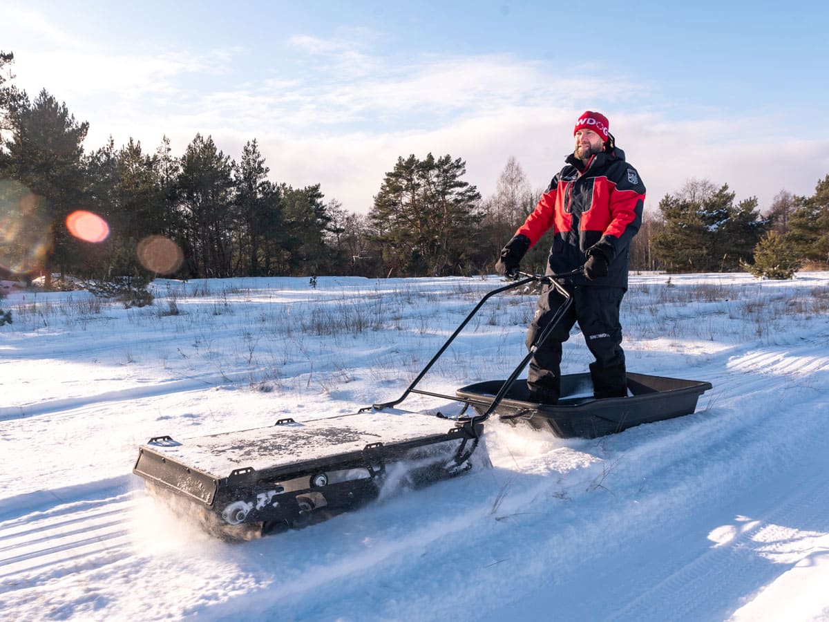 Купить Мотобуксировщик BALTMOTORS SnowdogX Fun 7.8 KW·H (электрический) в Москве фото9