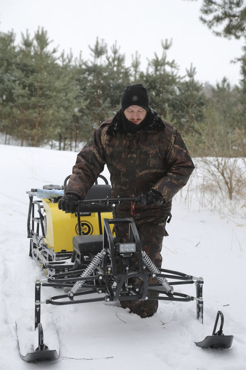 Купить Мотобуксировщик РЫБАК PKD. PSD 20 л.с. (длинная база 1430мм) в Москве фото12