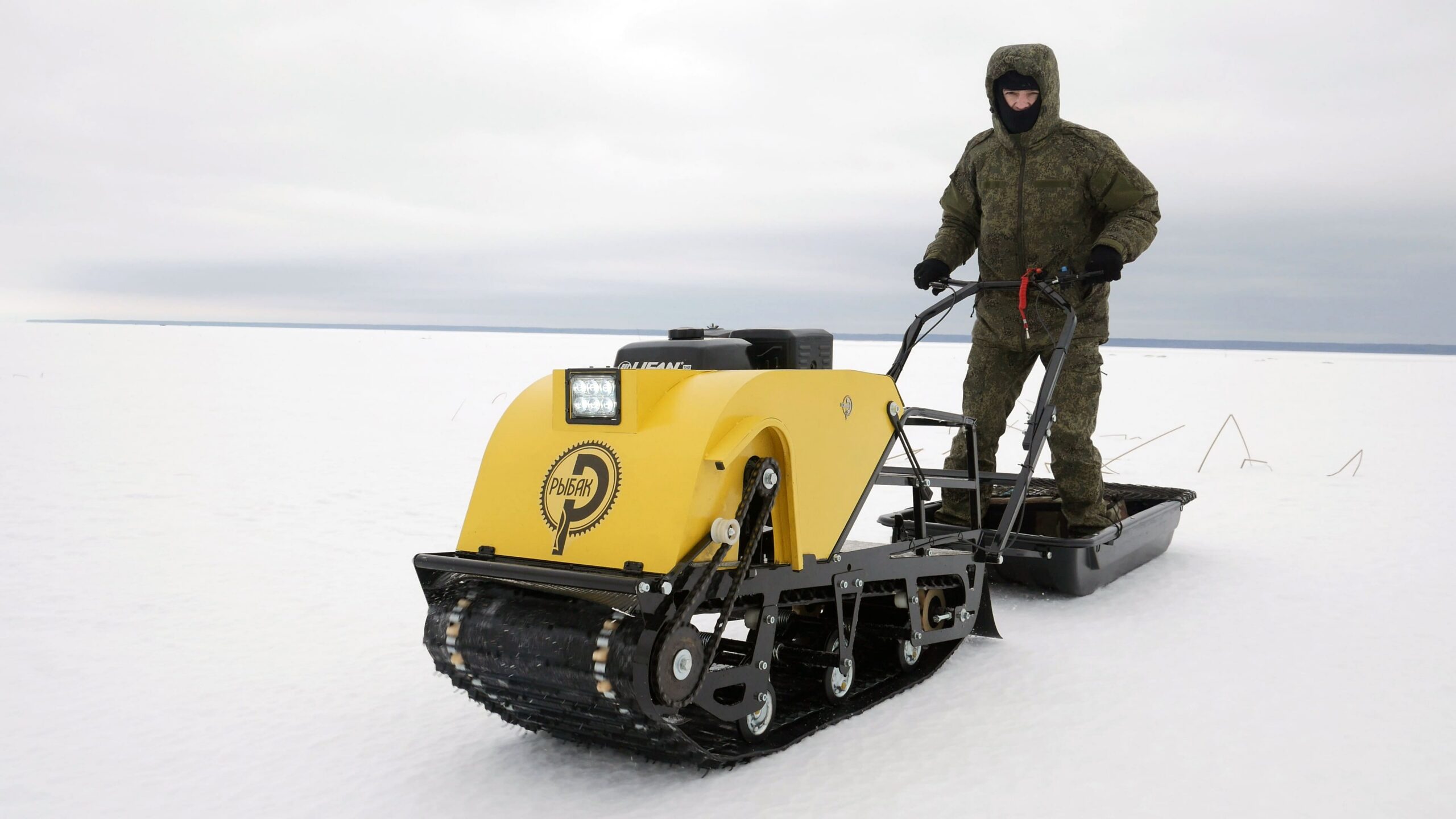 Купить Мотобуксировщик РЫБАК PKD. PSD 17 л.с. (длинная база 1430мм) в Москве фото7