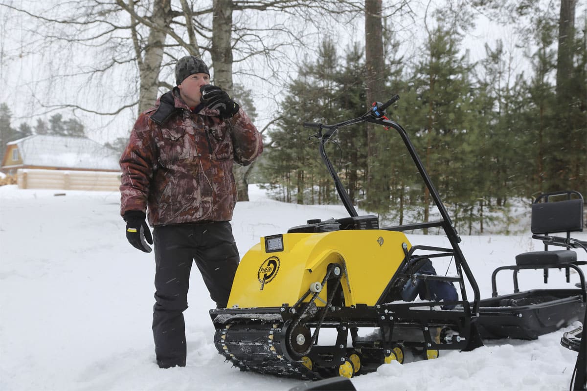 Купить Мотобуксировщик РЫБАК PK 15 л.с. (короткая база 1230мм) в Москве фото13