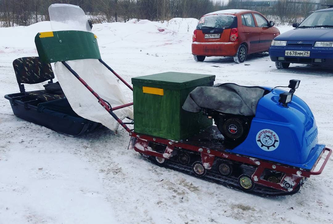 Купить Мотобуксировщик MOTODOG 500 (15 л.с. передний привод) в Москве фото11