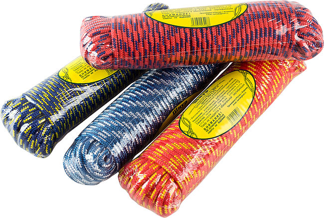 Купить Шнур полипропиленовый плетеный d 6 мм, L 30 в Краснодаре фото4