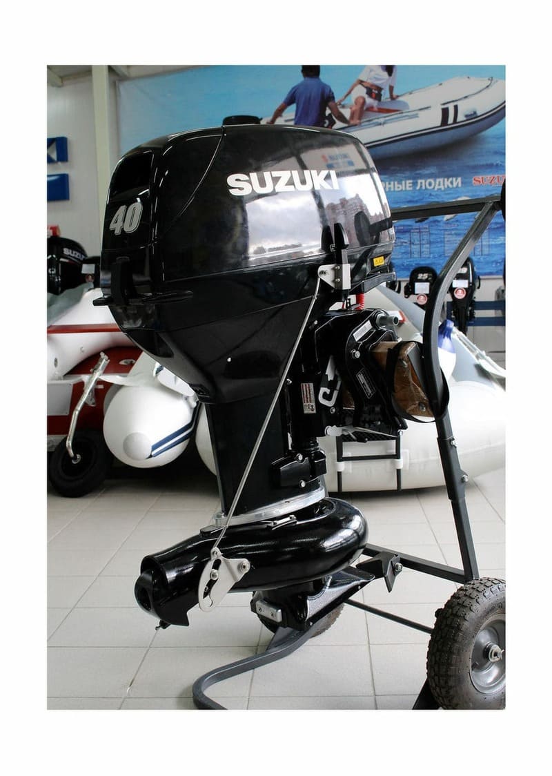 Купить 2х-тактный лодочный мотор SUZUKI DT40WRS JET с водомётной насадкой Marine Rocket в Москве фото3