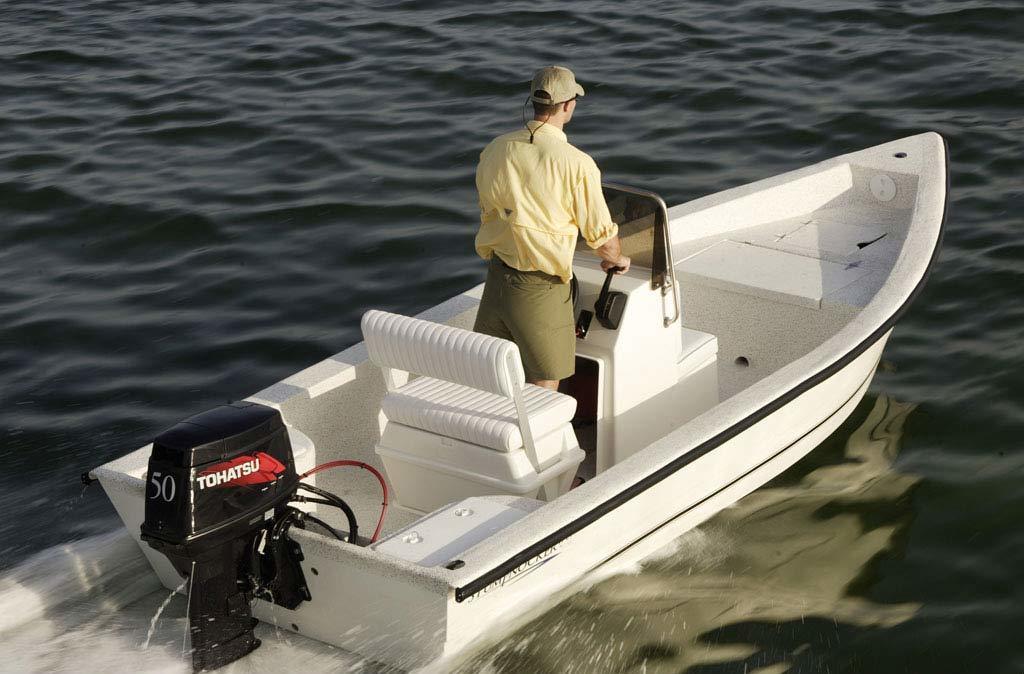 Купить 2х-тактный лодочный мотор TOHATSU M 50 EPTOS в Москве фото3