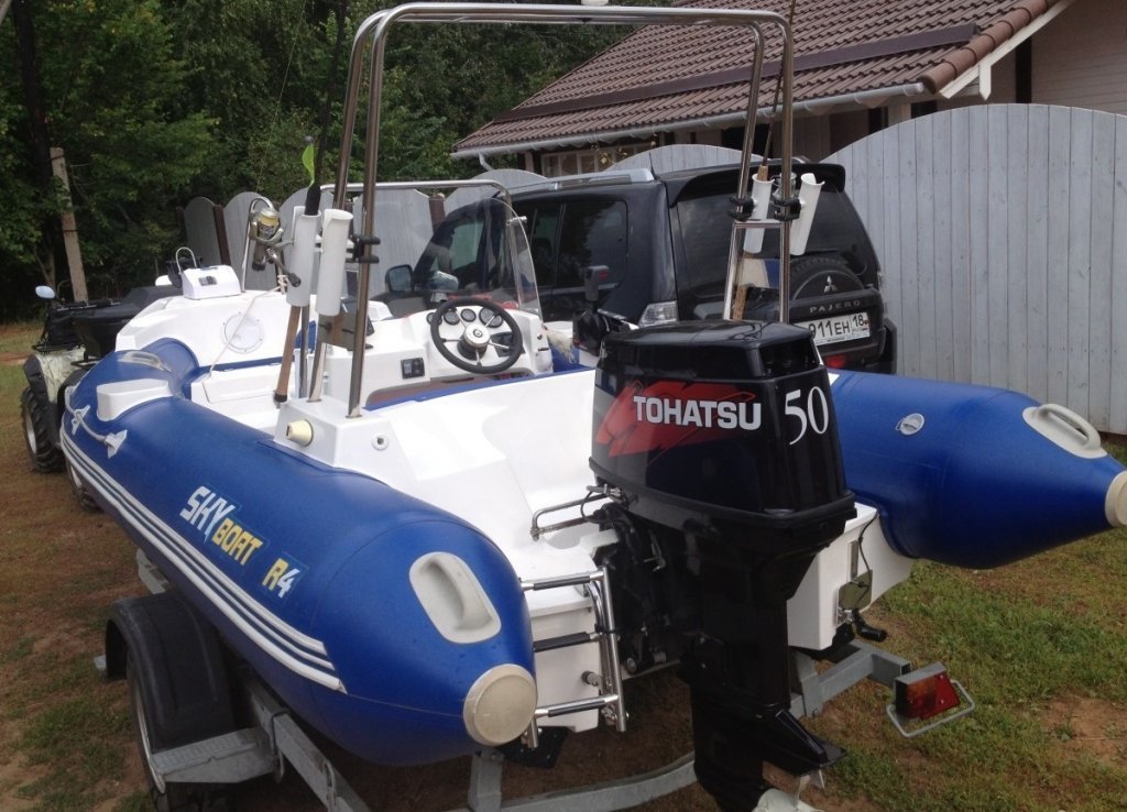 Купить 2х-тактный лодочный мотор TOHATSU M 50 EPTOS в Москве фото4