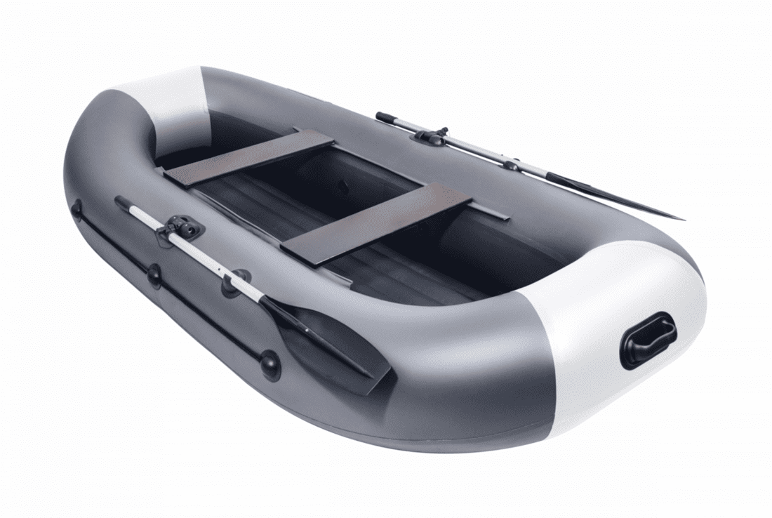 Купить Гребная лодка ПВХ ТАЙМЕНЬ V-290 НД графит-серый в Москве фото2