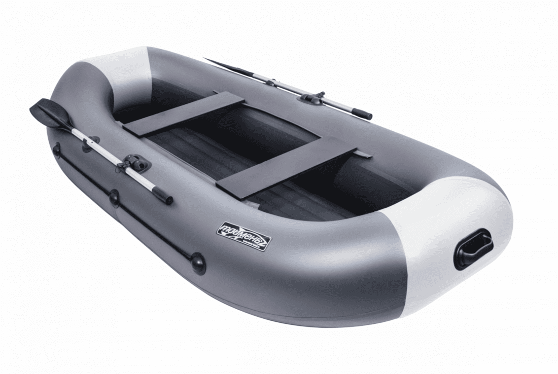 Купить Гребная лодка ПВХ ТАЙМЕНЬ V-290 НД графит-серый в Москве фото3