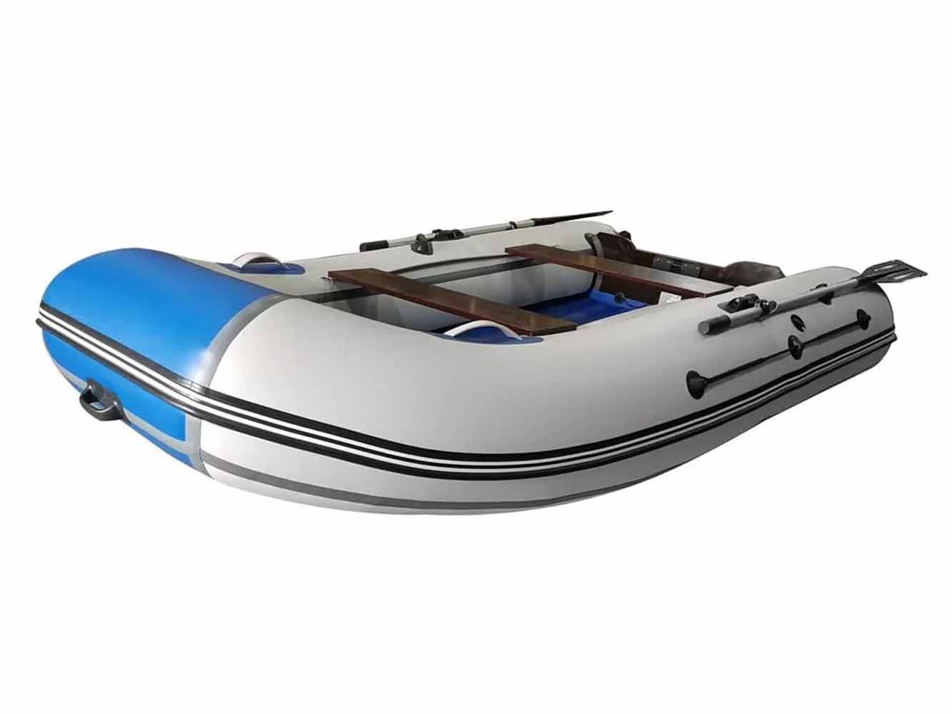 Купить Лодка ПВХ ORCA 340 НДНД светло-серый/синий в Москве