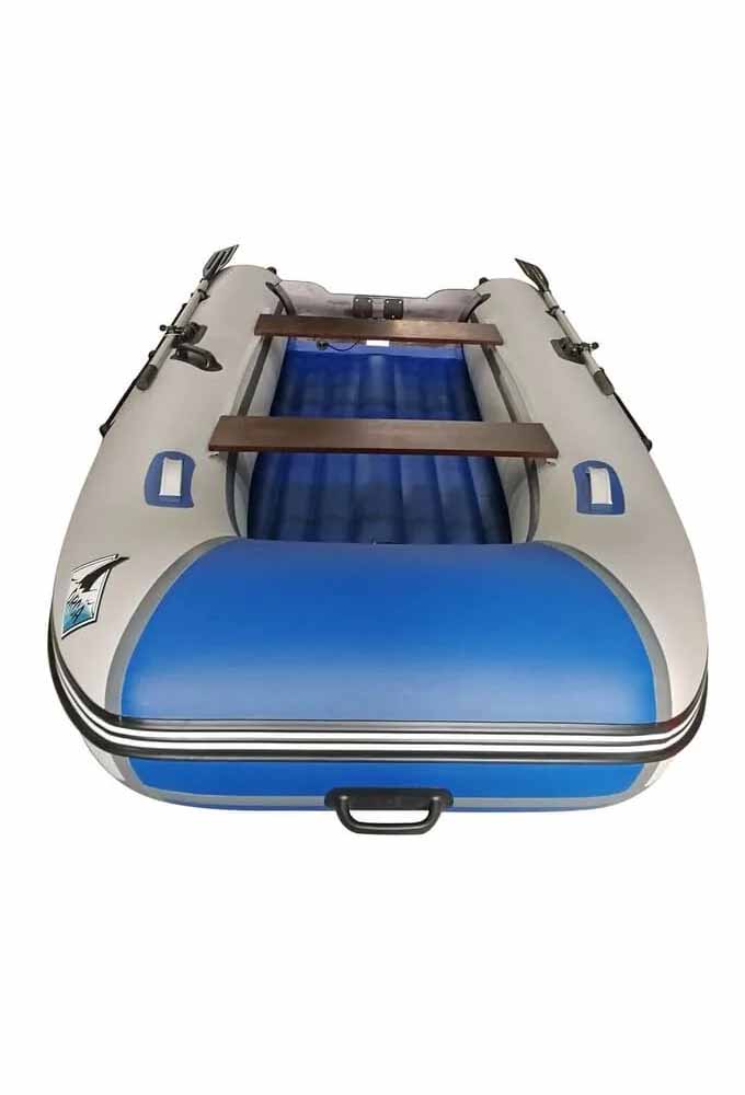 Купить Лодка ПВХ ORCA 340 НДНД светло-серый/синий в Москве фото2