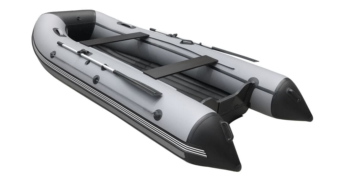 Купить Лодка ПВХ ORCA 340 НДНД серый/черный в Москве фото4