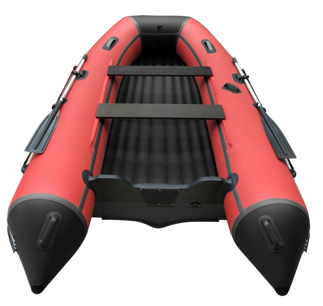 Купить Лодка ПВХ ORCA 380 НДНД красный/черный в Москве фото2