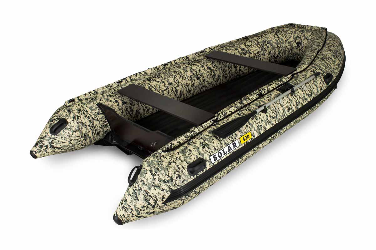 Купить Лодка ПВХ SOLAR 420 Jet Tunnel в Москве фото5