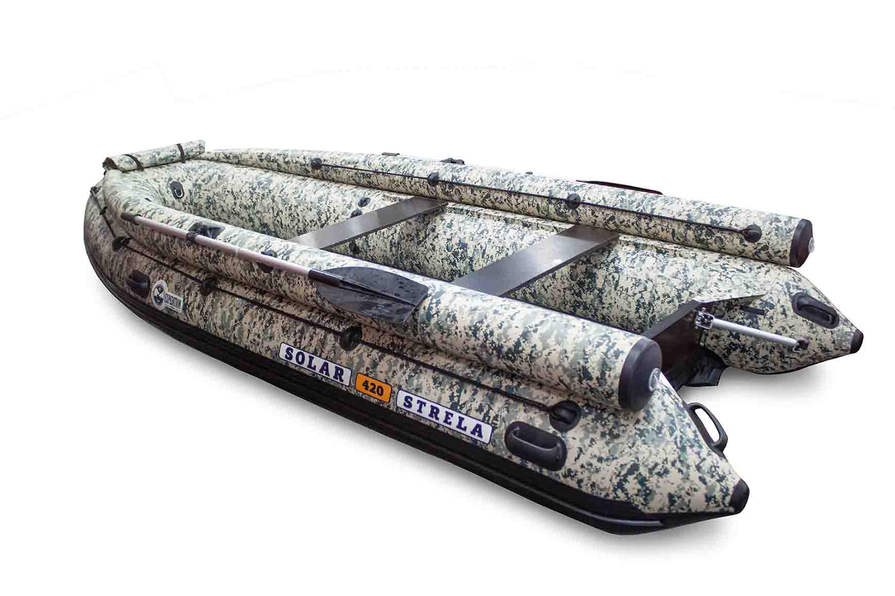 Купить Лодка ПВХ SOLAR 420 Strela Jet Tunnel в Москве фото5