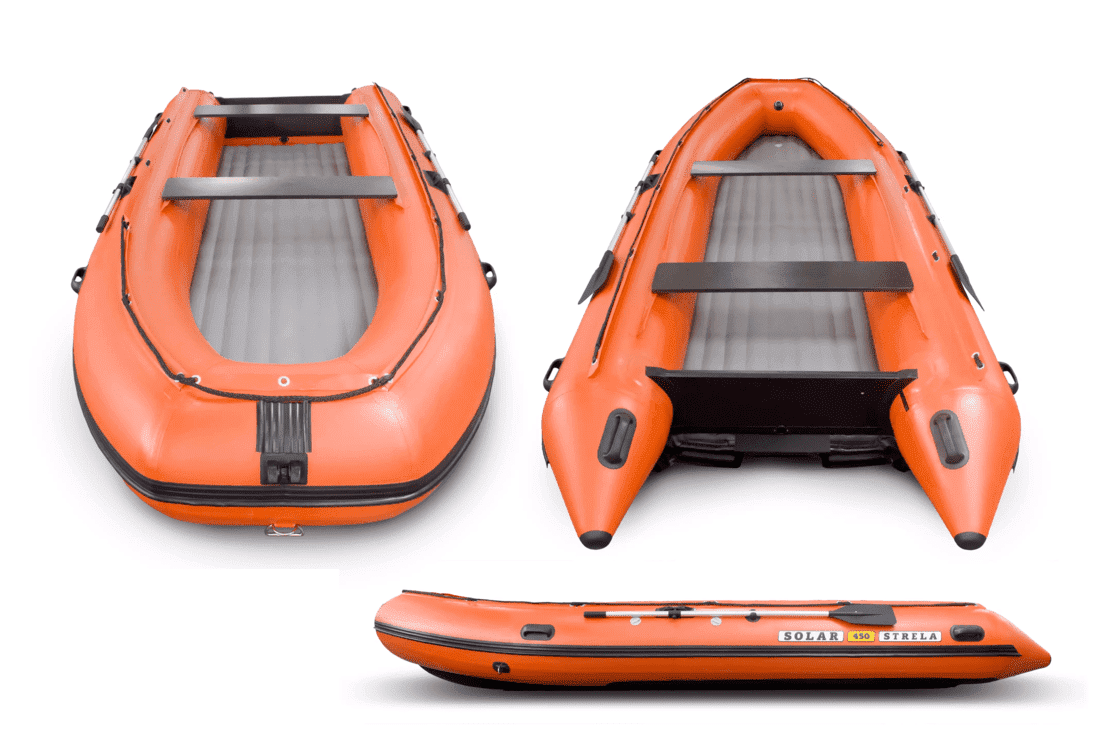 Купить Лодка ПВХ SOLAR-450 Strela Jet Tunnel в Москве фото2