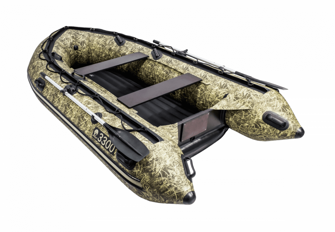 Купить Лодка ПВХ АПАЧИ 3300 НДНД камуфляж в Москве фото2