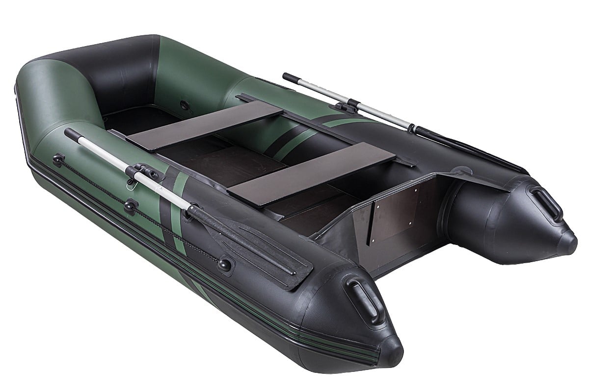 Купить Лодка ПВХ БРОНЯ 280 Зелёный - чёрный в Красноярске фото7
