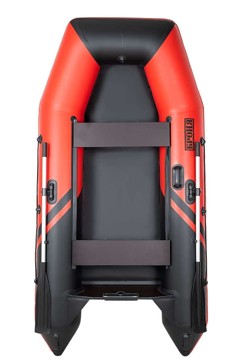 Купить Лодка ПВХ БРОНЯ 280 Красный - чёрный в Москве