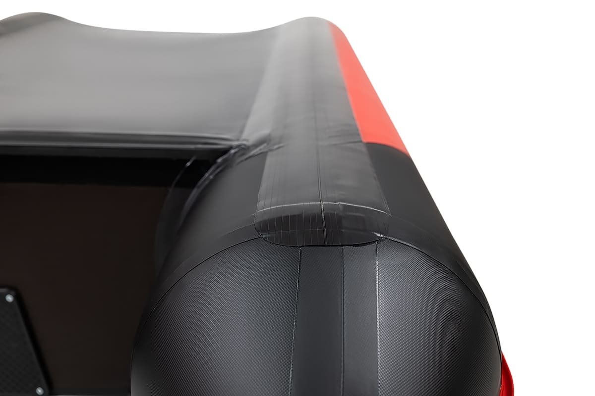 Купить Лодка ПВХ БРОНЯ 280 Красный - чёрный в Москве фото4