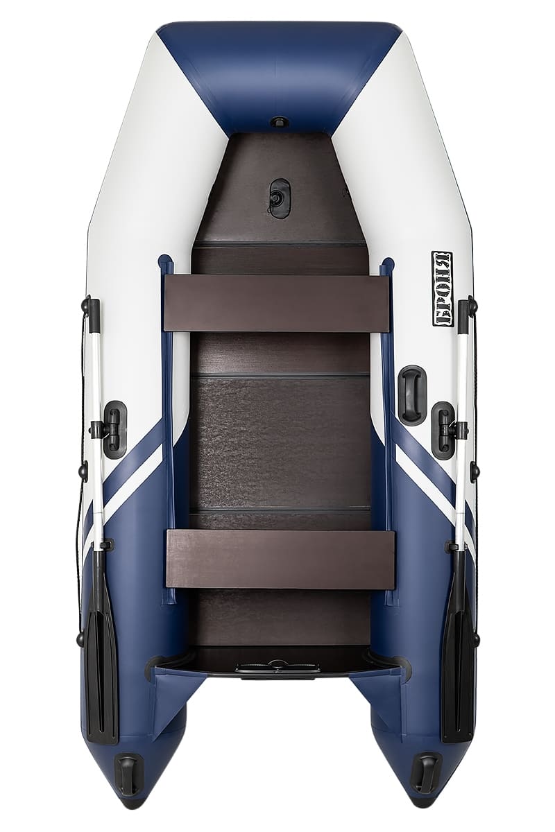 Купить Лодка ПВХ БРОНЯ 280 СК Белый - синий в Москве