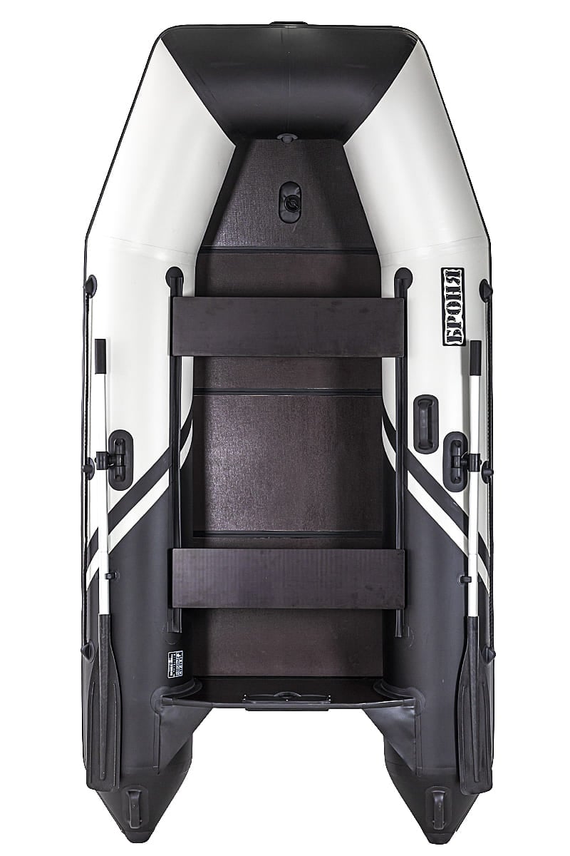 Купить Лодка ПВХ БРОНЯ 280 СК Белый - чёрный в Москве