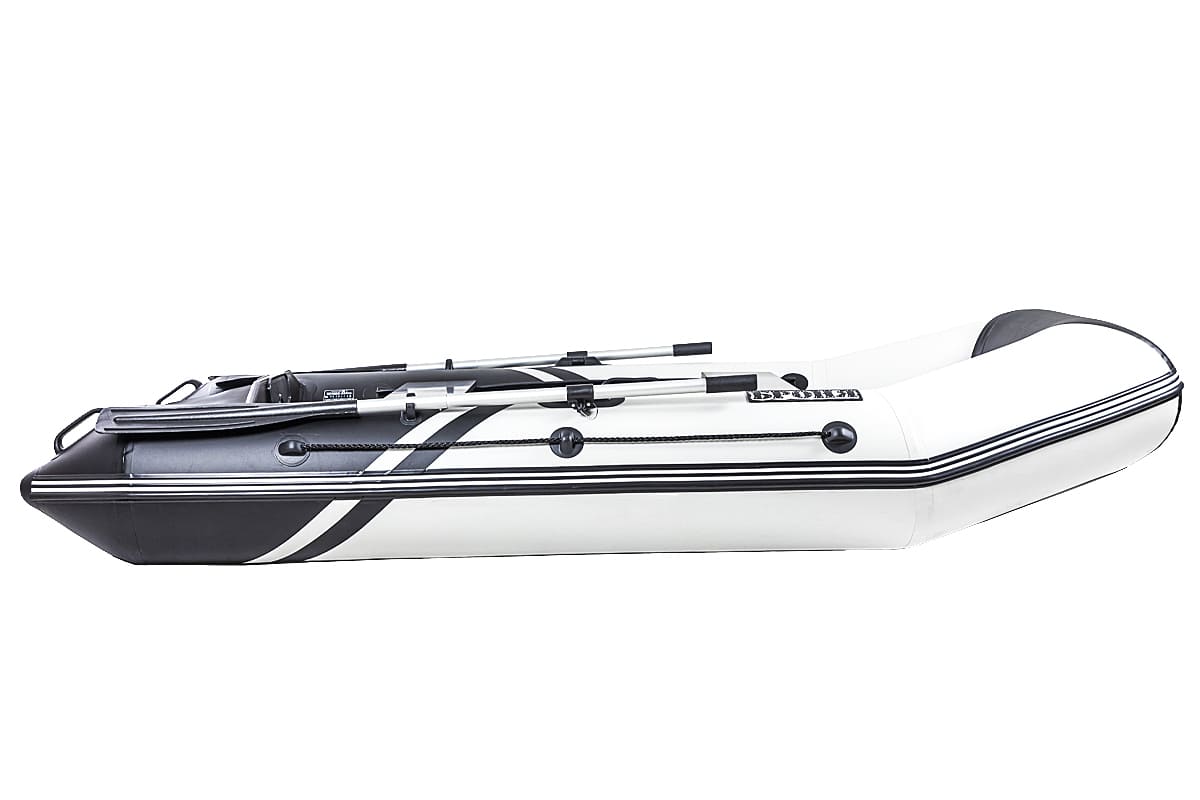 Купить Лодка ПВХ БРОНЯ 280 СК Белый - чёрный в Москве фото4