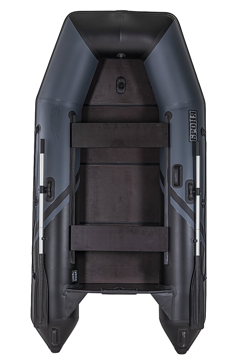 Купить Лодка ПВХ БРОНЯ 280 СК Графит - чёрный в Москве