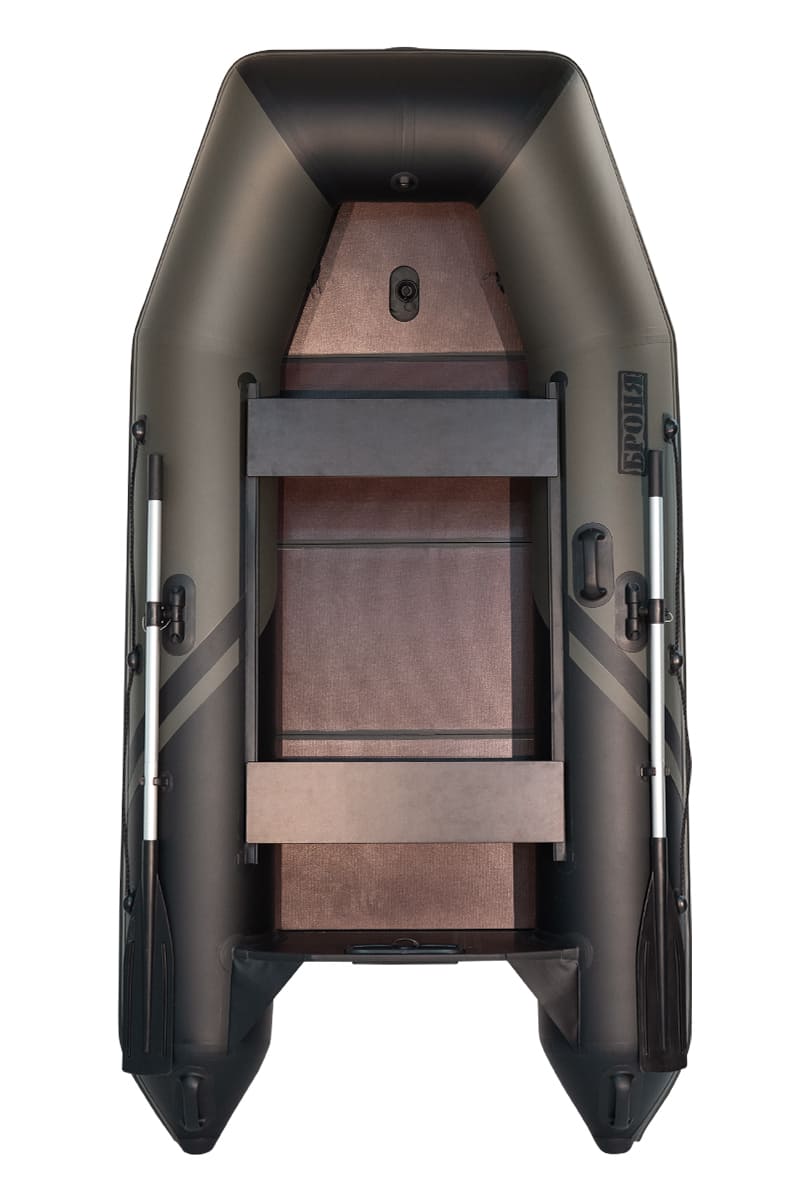 Купить Лодка ПВХ БРОНЯ 280 СК Хаки - чёрный в Москве
