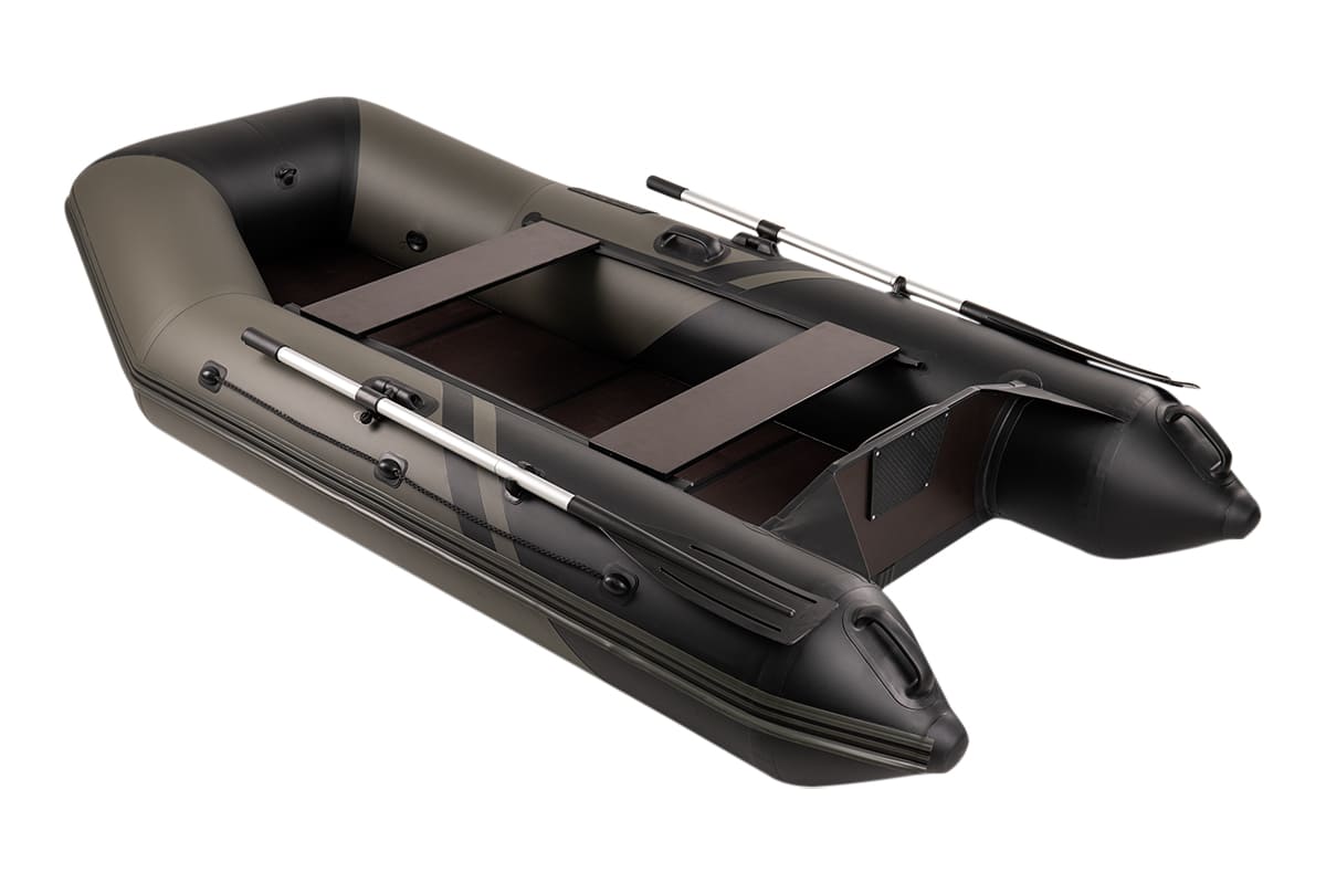 Купить Лодка ПВХ БРОНЯ 280 СК Хаки - чёрный в Москве фото2