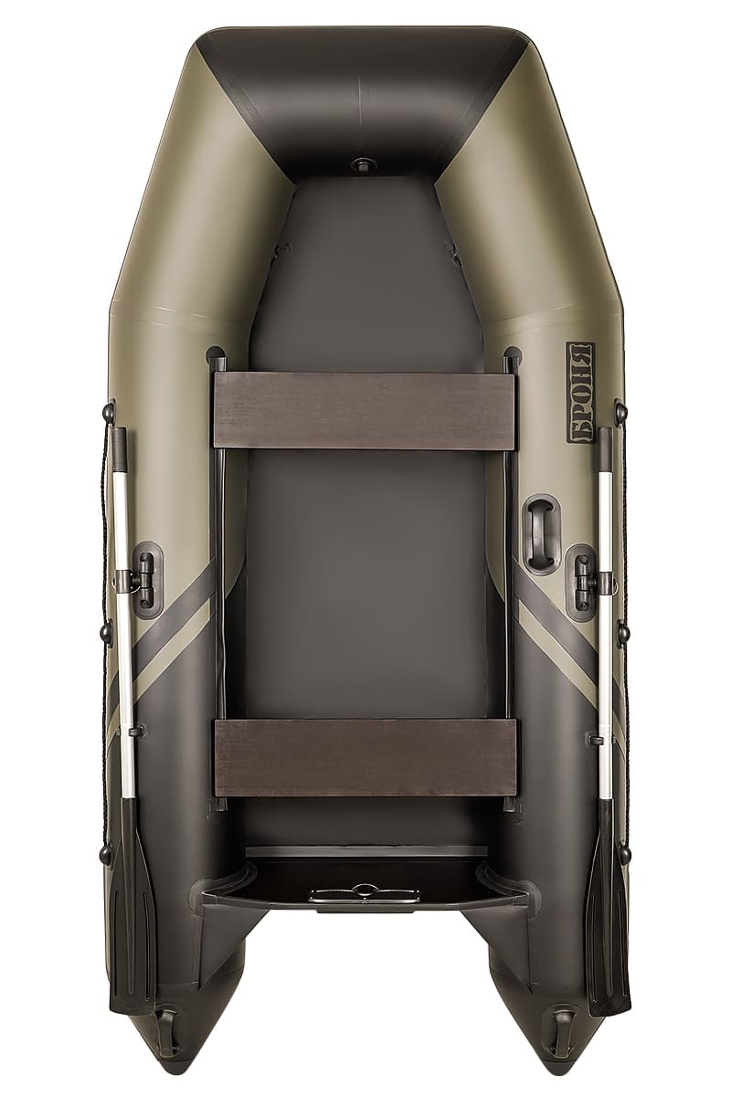 Купить Лодка ПВХ БРОНЯ 280 Хаки - чёрный в Москве