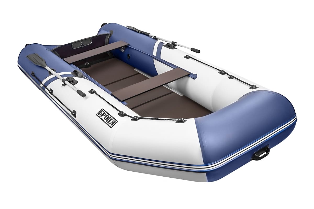 Купить Лодка ПВХ БРОНЯ 360 СК Белый - синий в Москве фото3