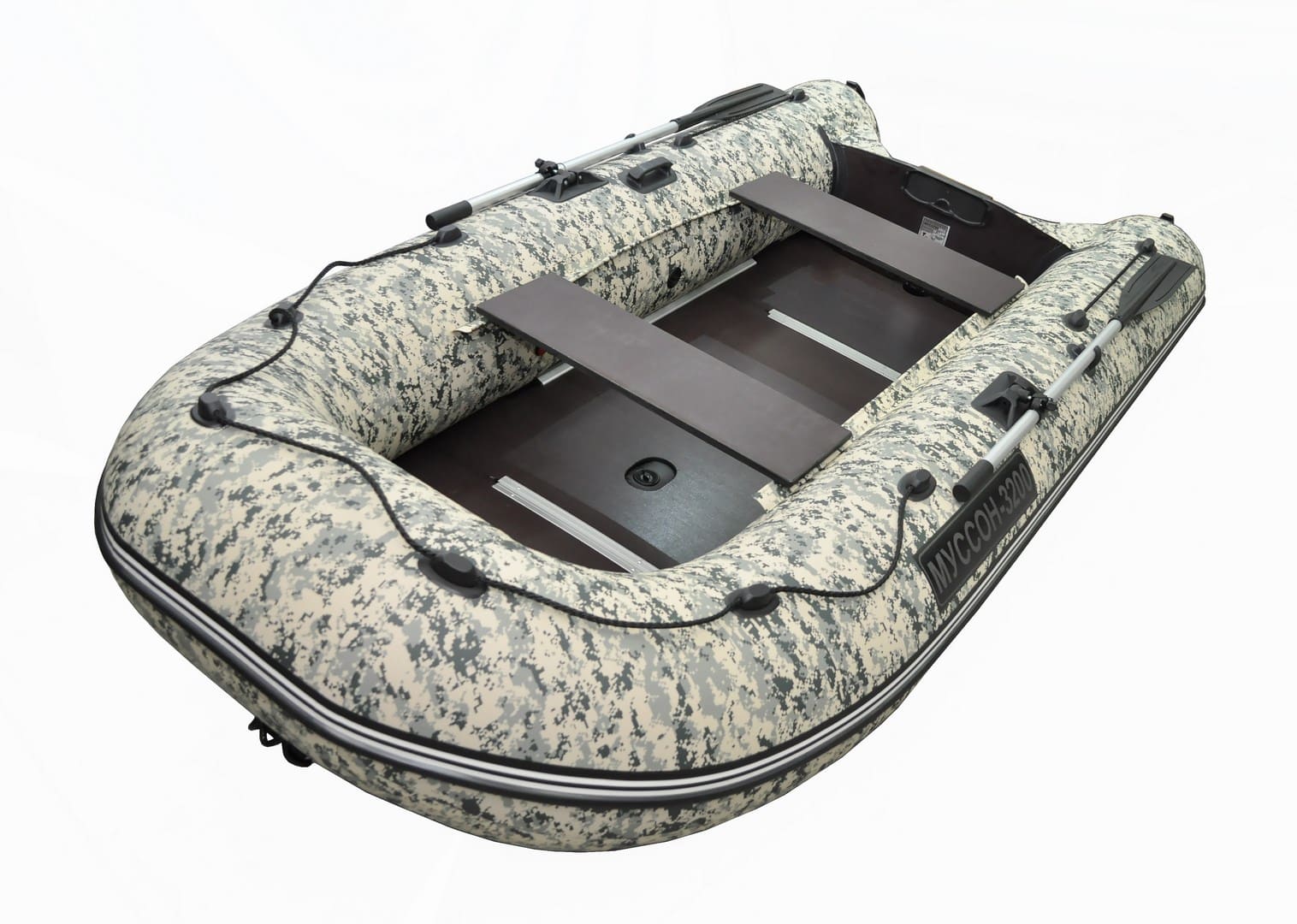 Купить Лодка ПВХ МУССОН 3200 СК Камуфляж в Москве фото3