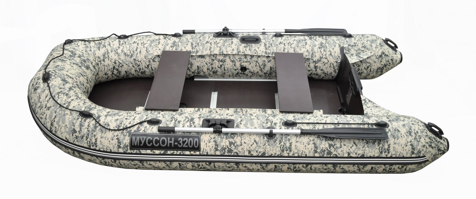 Купить Лодка ПВХ МУССОН 3200 СК Камуфляж в Москве фото4
