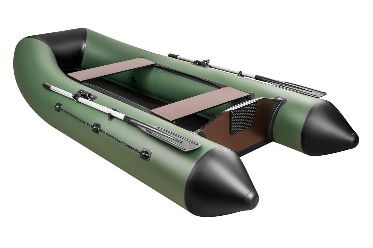 Купить Лодка ПВХ ПОХОД 290Т зелёный в Москве фото3