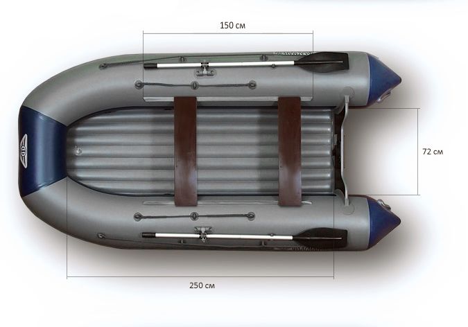 Купить Лодка ПВХ ФЛАГМАН 350 в Москве фото2