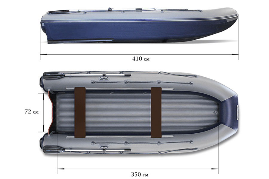 Купить Лодка ПВХ ФЛАГМАН DK 410 Igla Jet в Москве фото2