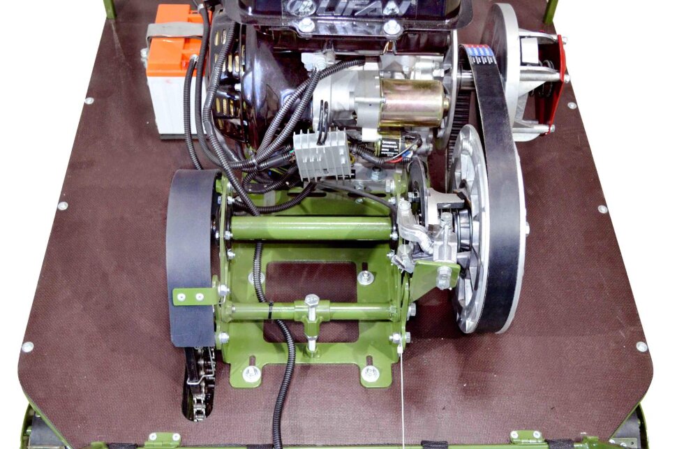 Купить Мотобуксировщик KOIRA T 15 (15 л/с), стеклопластик в Москве фото11